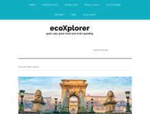 Tablet Screenshot of ecoxplorer.com